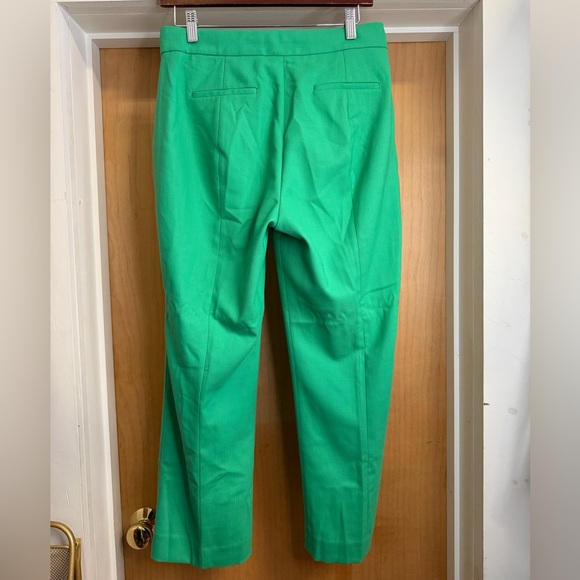 J.Crew Women’s Emerald Green Italian Fabric Flared Trousers. Size: 6 - Picture 5 of 5